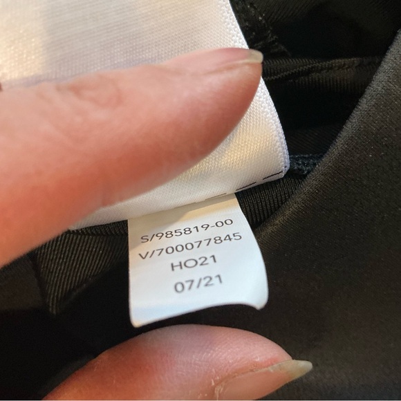 Athleta Delancey Gleam Moto Tight Women’s S Black Faux Leather Legging Ankle Zip - Picture 13 of 16